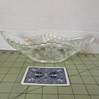 Vintage Pressed Glass Serving Set