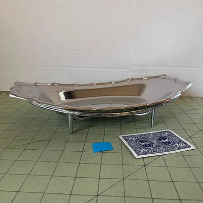 Elevated Silver Serving Tray