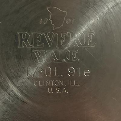 Large Stainless Steel REVERE WARE Cookware Set – 26Pieces w/ Lids & Steamer Insert