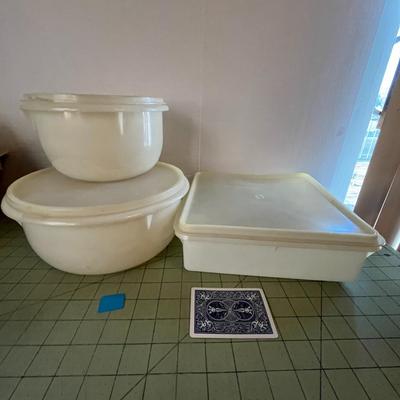 Vintage Tupperware Bowl & Container Set
