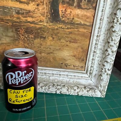 Framed Robert Wood 56 Autumn Landscape Painting