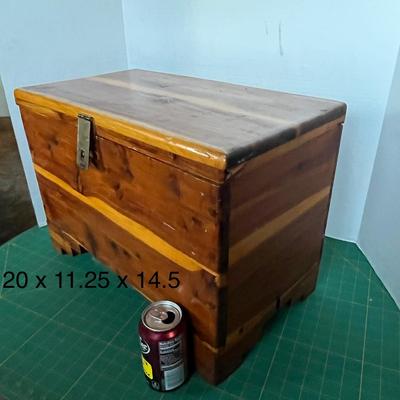 Handcrafted Cedar Keepsake Storage Chest