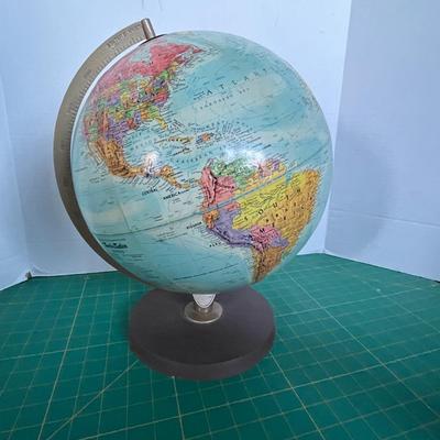 Raised Relief World Globe