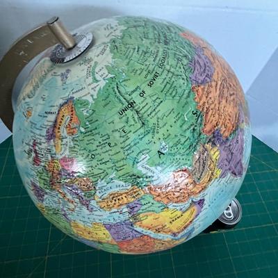 Raised Relief World Globe