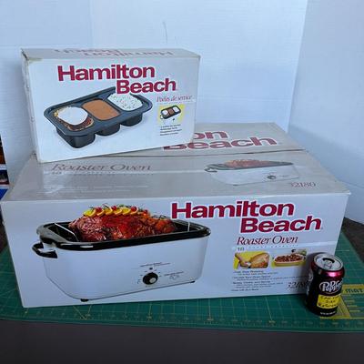 Hamilton Beach 18 Qt Roaster Oven & Serving Pans
