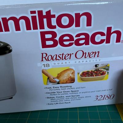 Hamilton Beach 18 Qt Roaster Oven & Serving Pans