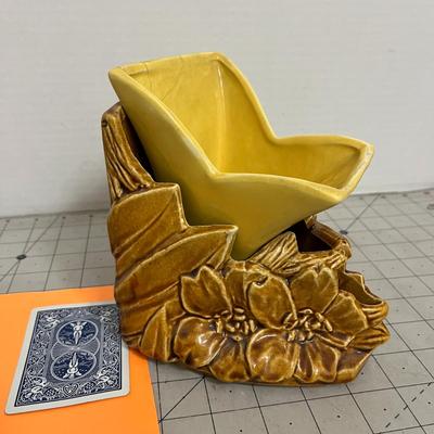 Vintage McCoy Royal USA Yellow Ceramic