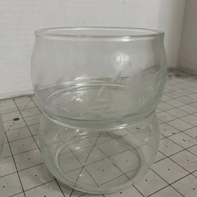 Assorted Clear Glass Collectibles Set