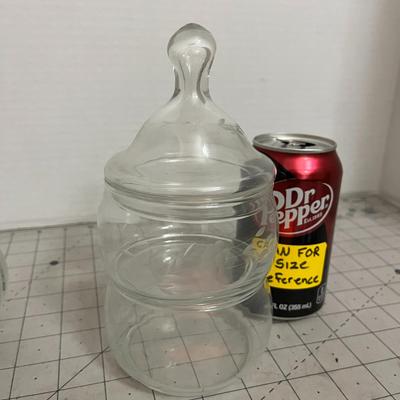 Assorted Clear Glass Collectibles Set