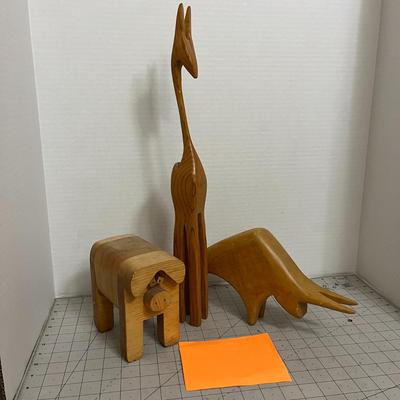 Wood Sculpture Figurines