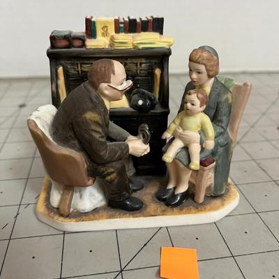 Norman Rockwell Figurine - First Annual Visit
