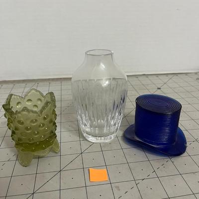 Set of three Vintage Toothpick Holders/vases/cups