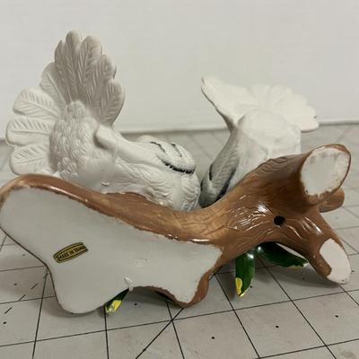 Dove Pair Figurine on Branch