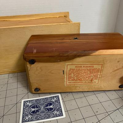 Pair of Vintage Wooden Storage Boxes