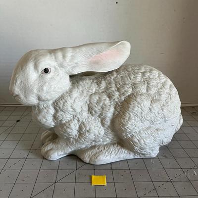 Ceramic White Bunny Figurine