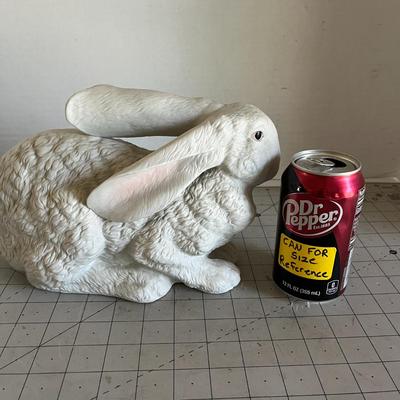 Ceramic White Bunny Figurine
