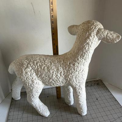 White Lamb Figurine