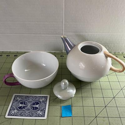 Ceramic Teapot and Cup Set
