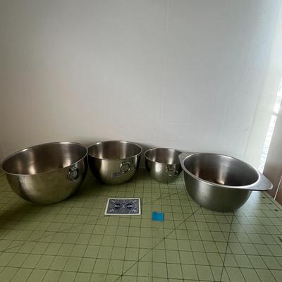 Stainless Steel Mixing Bowl Set – Heavy Duty Kitchen Prep Bowls