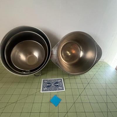 Stainless Steel Mixing Bowl Set – Heavy Duty Kitchen Prep Bowls