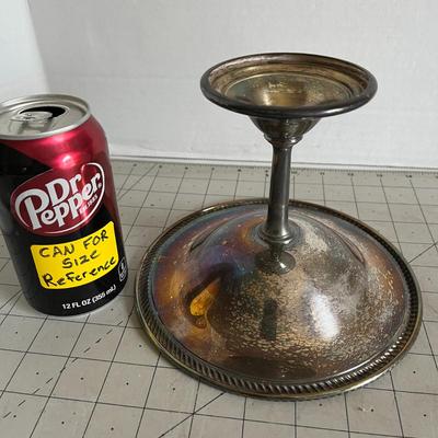 Silver Rope-Edge Compote Dish