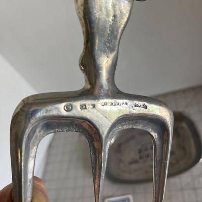 Vintage Brazilian Meat Shedder Claw & Tray Set