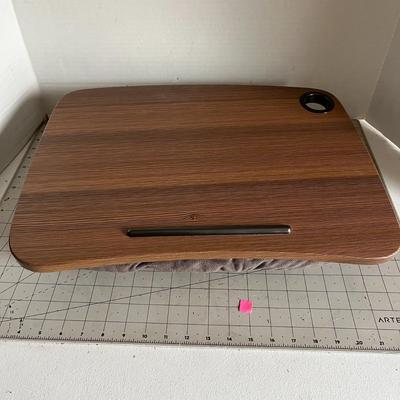 Brookstone Wooden Cushioned Lap Desk