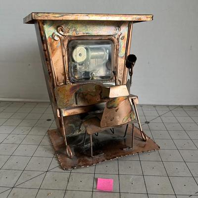 Copper Music Box Sculpture