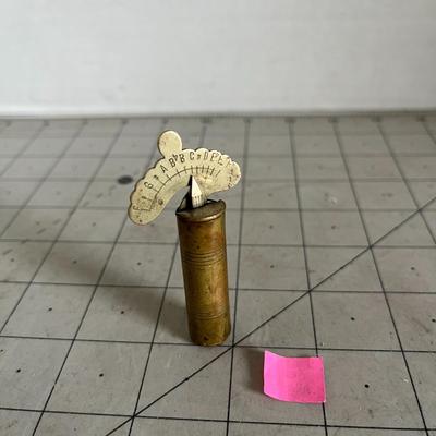 Antique rare Tonometer tuning whistle / pipe