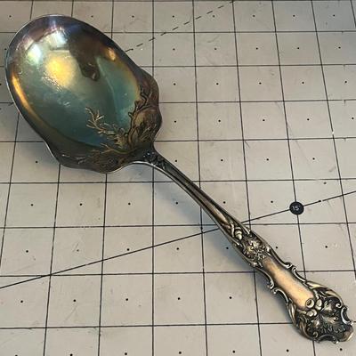 Vintage Ornate Silver Spoons