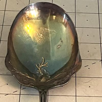 Vintage Ornate Silver Spoons