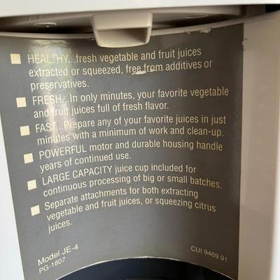 Cuisinart Juice Extractor Juicer
