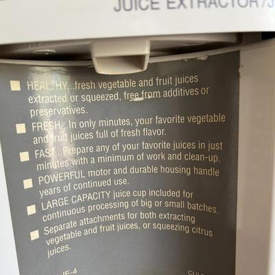 Cuisinart Juice Extractor Juicer