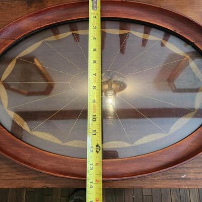Vintage Spool Candle Holders & Serving Tray