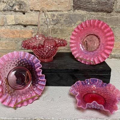 Sale Photo Thumbnail #269: Stunning basket, bonbon, trinket and compote bowl