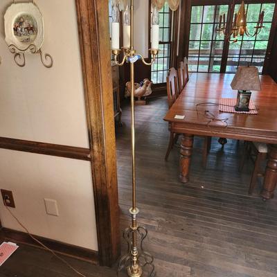 Heavy Tall Floor Lamp no Shade