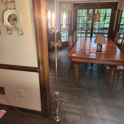 Heavy Tall Floor Lamp no Shade