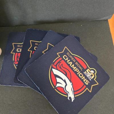 Denver Broncos Drinkware & Fan Gear Lot – Mugs, Glasses, Coasters & More