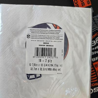 Denver Broncos Drinkware & Fan Gear Lot – Mugs, Glasses, Coasters & More