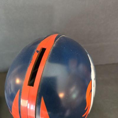 Denver Broncos Collectible Fan Lot – Vintage Tee, Toys, Ornaments, Vintage Power Pigskin football game & More
