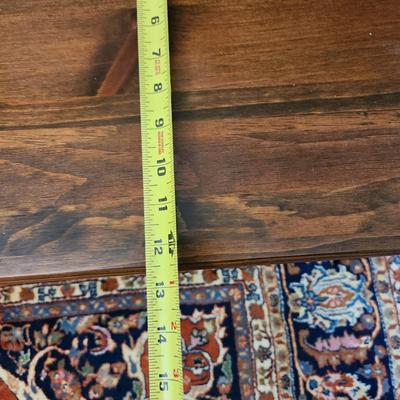 Pair of Solid Wood Side Tables Cabinet with Storage 22x12x25
