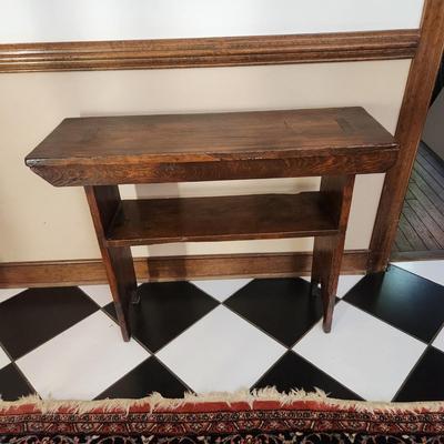 Rustic Farmhouse Console Table 34x12x36