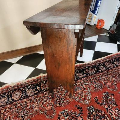 Rustic Farmhouse Console Table 34x12x36