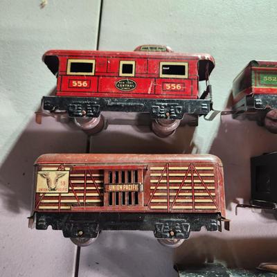 Lot of Marx Toys Trains New york Central