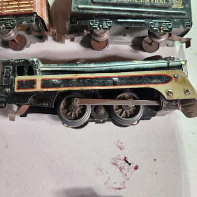 Lot of Marx Toys Trains New york Central