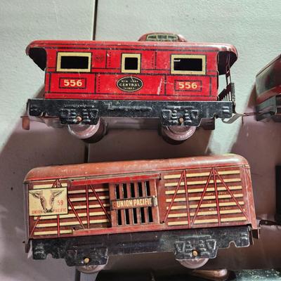 Lot of Marx Toys Trains New york Central