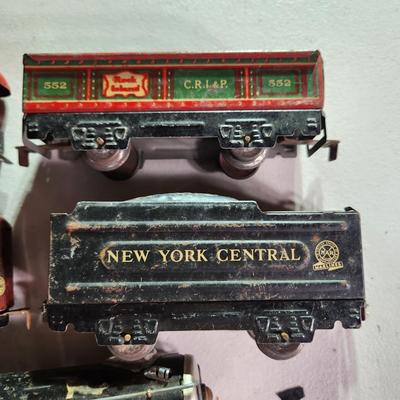 Lot of Marx Toys Trains New york Central