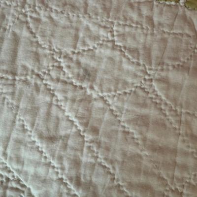 LOT 41X: 2 Handmade Bedspreads, Vintage Floral Hand Appliqued Quilts