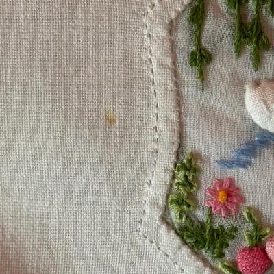 LOT 46X: Various Hand Embroidered Table Runners, Place Mats, Napkins and More!