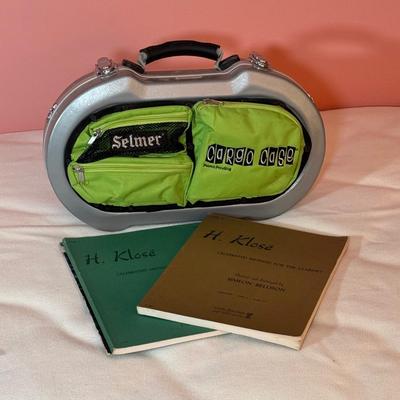 LOT 51L: Selmer Clarinet, Case, Accessories, and Song Books